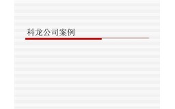 科龙的绩效评估案例